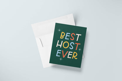 Best Host Ever Greeting Card