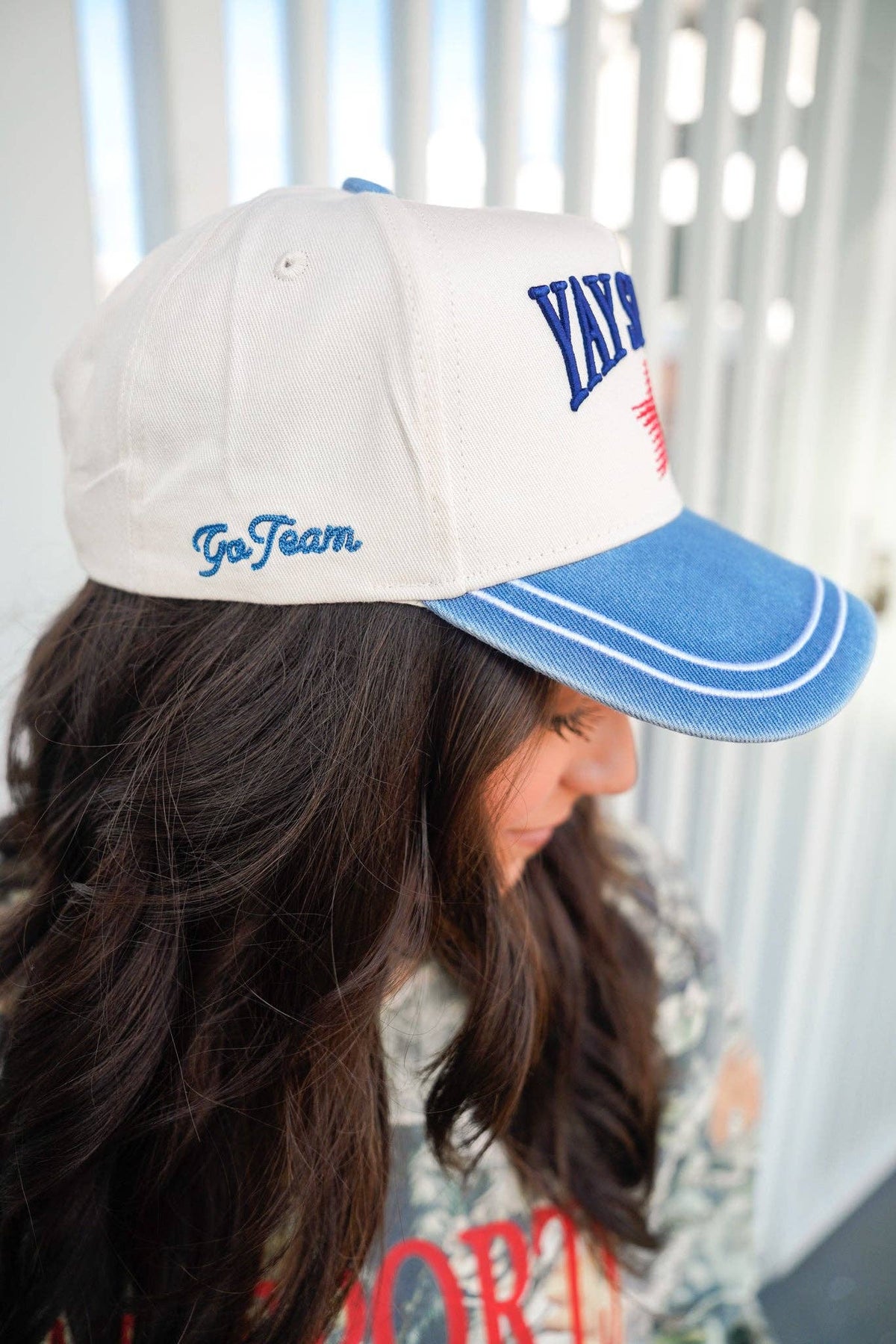 Yay Sports! - Denim Vintage Trucker Hat