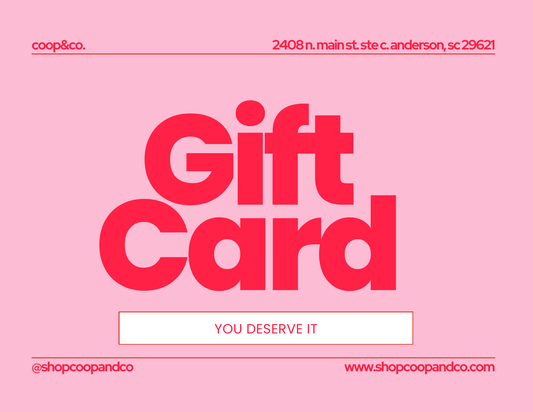 COOP&CO. GIFT CARD