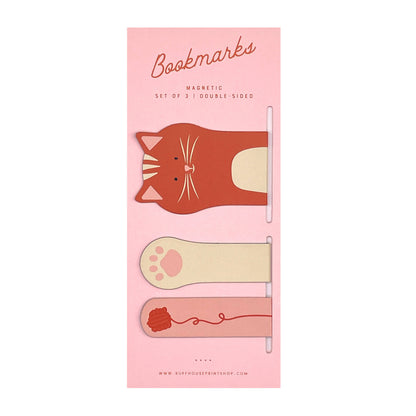 Cat Magnetic Bookmark Set
