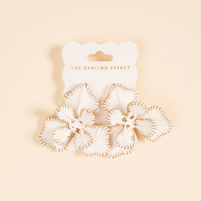 White Main Character Earrings