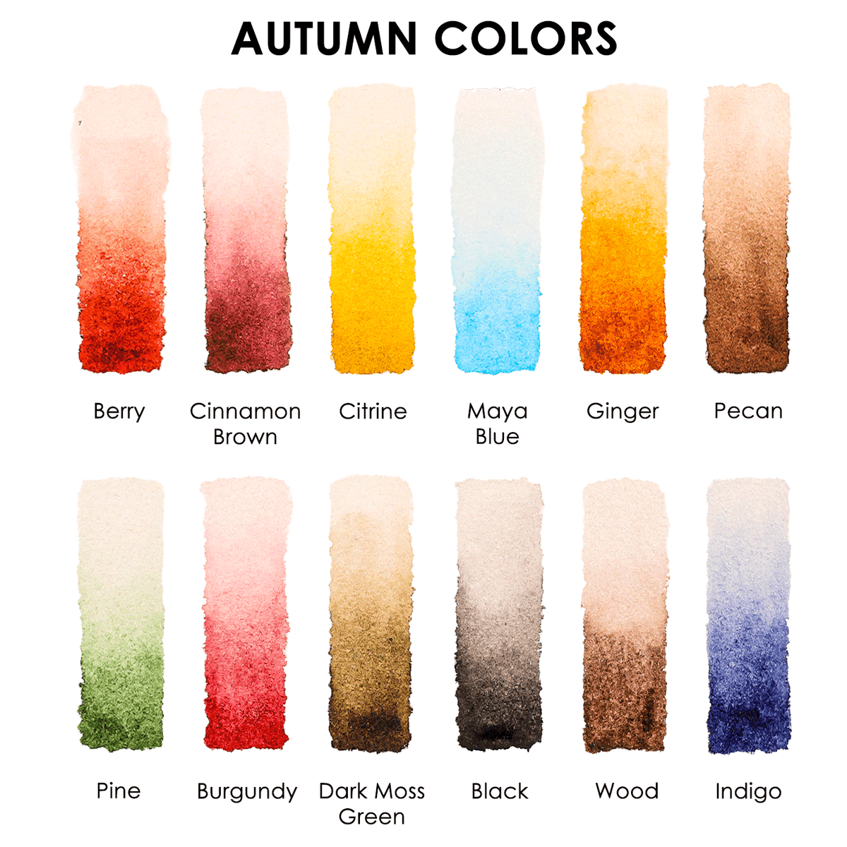 Watercolor Coloring Club Box: Autumn