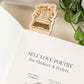 All's Fair in Love and Poetry Wooden Bookmark