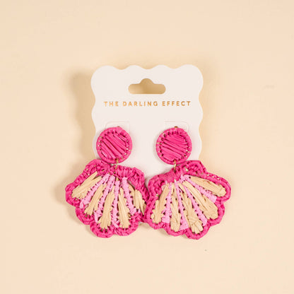 Hot Pink Cabana Breeze Earrings