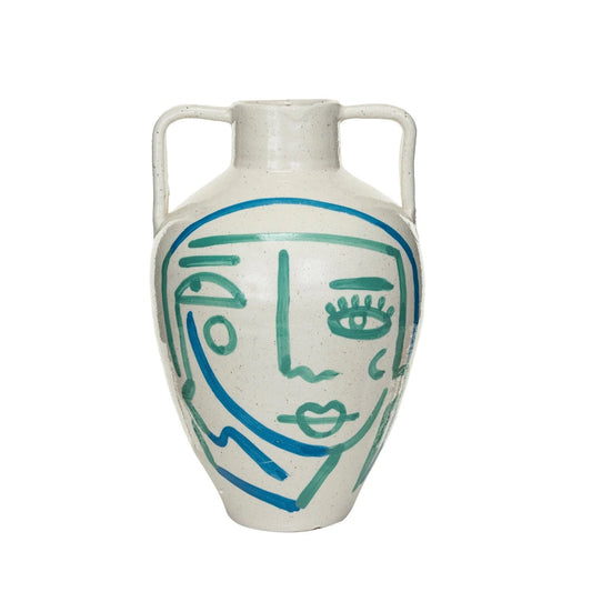 Abstract Face Vase