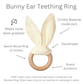 Bunny Wooden Teething Ring