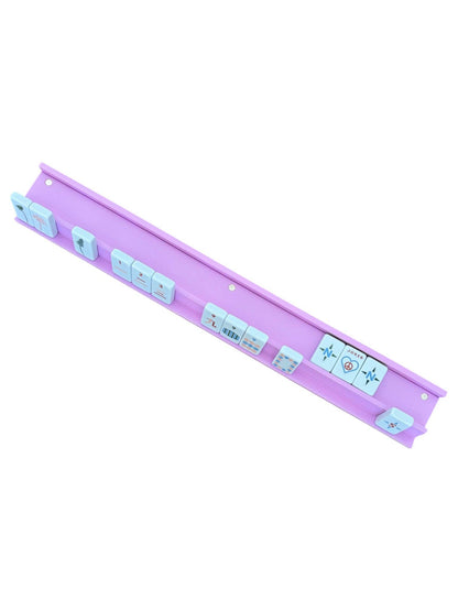 Wooden Mahjong Racks and Magnetic Pushers (Set of 4)