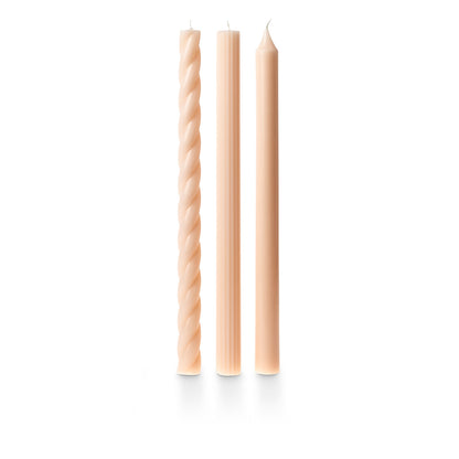 Soft Pink Taper Candle