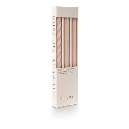 Soft Pink Taper Candle