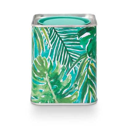 Jungle Green Magnolia Printed Tin Candle