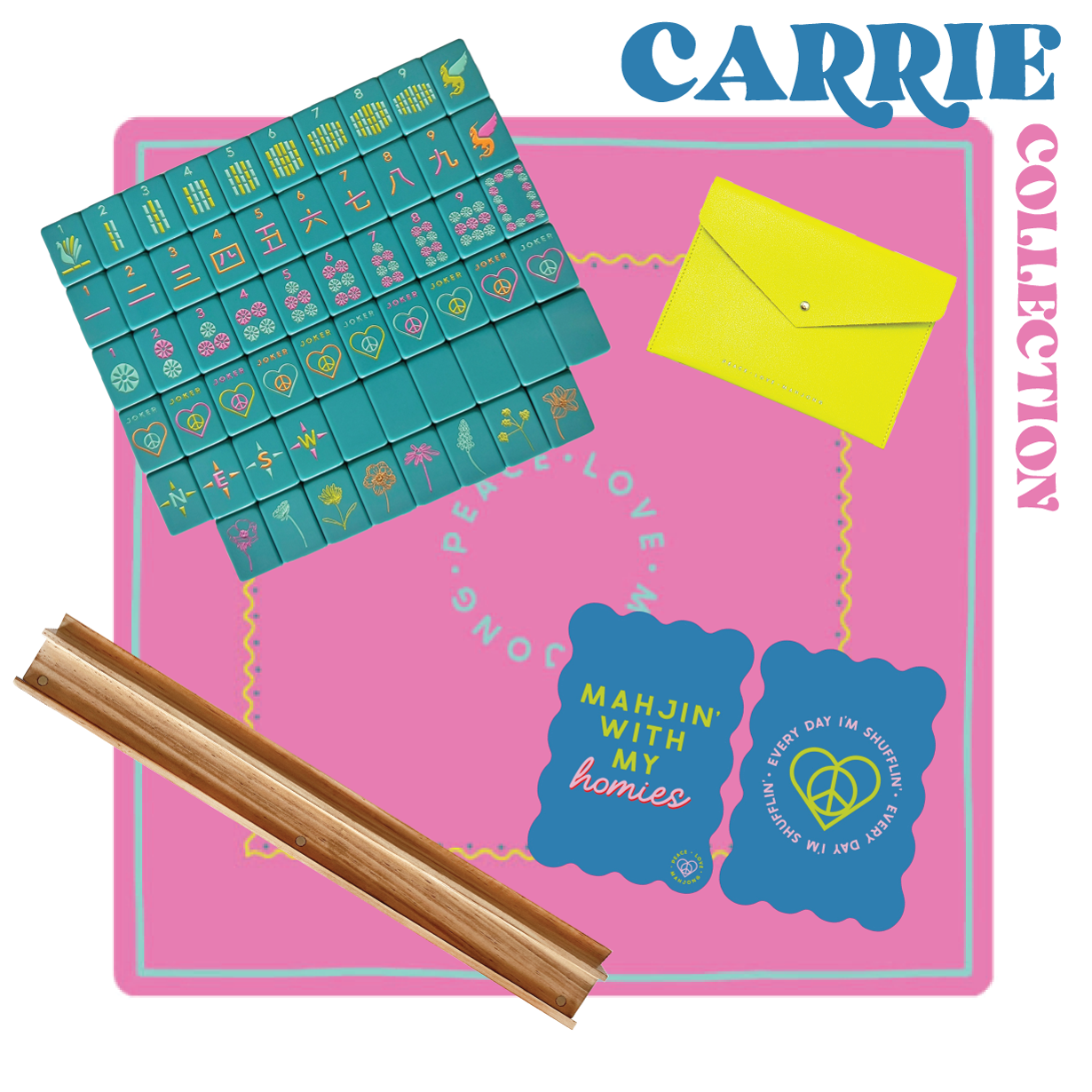 OG Mahj Tiles | Totally Teal