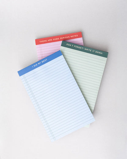 Set of 3 Notepads