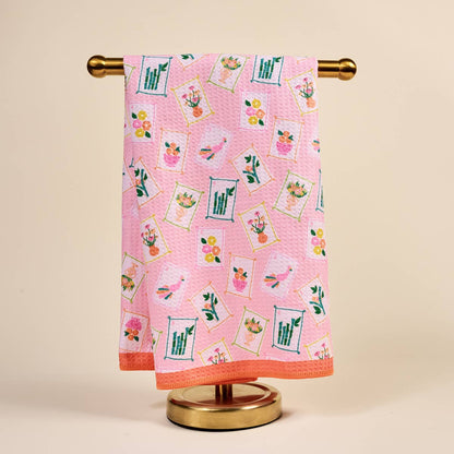 It's Mahj Time Waffle Tea Towel