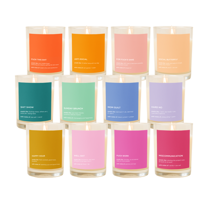 Sassy Rocks Glass Candle