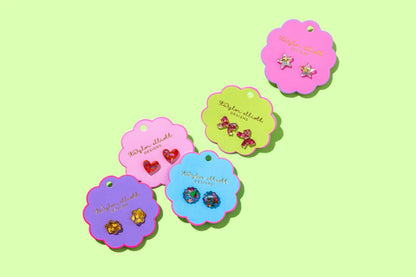 Acrylic Flower Stud Earrings