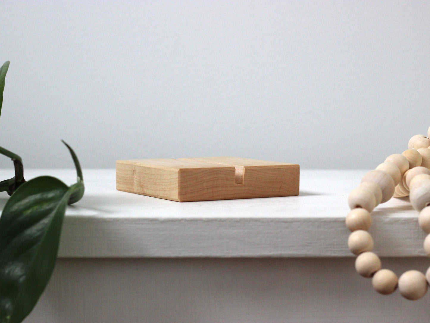 To the Moon and Back | Wooden Greeting Card with Stand