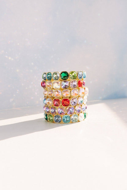 Lila Crystal Bracelet || Choose Color