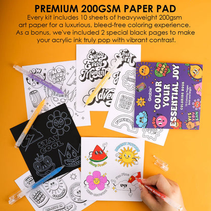 Bold & Bright Coloring Kit: Tropics