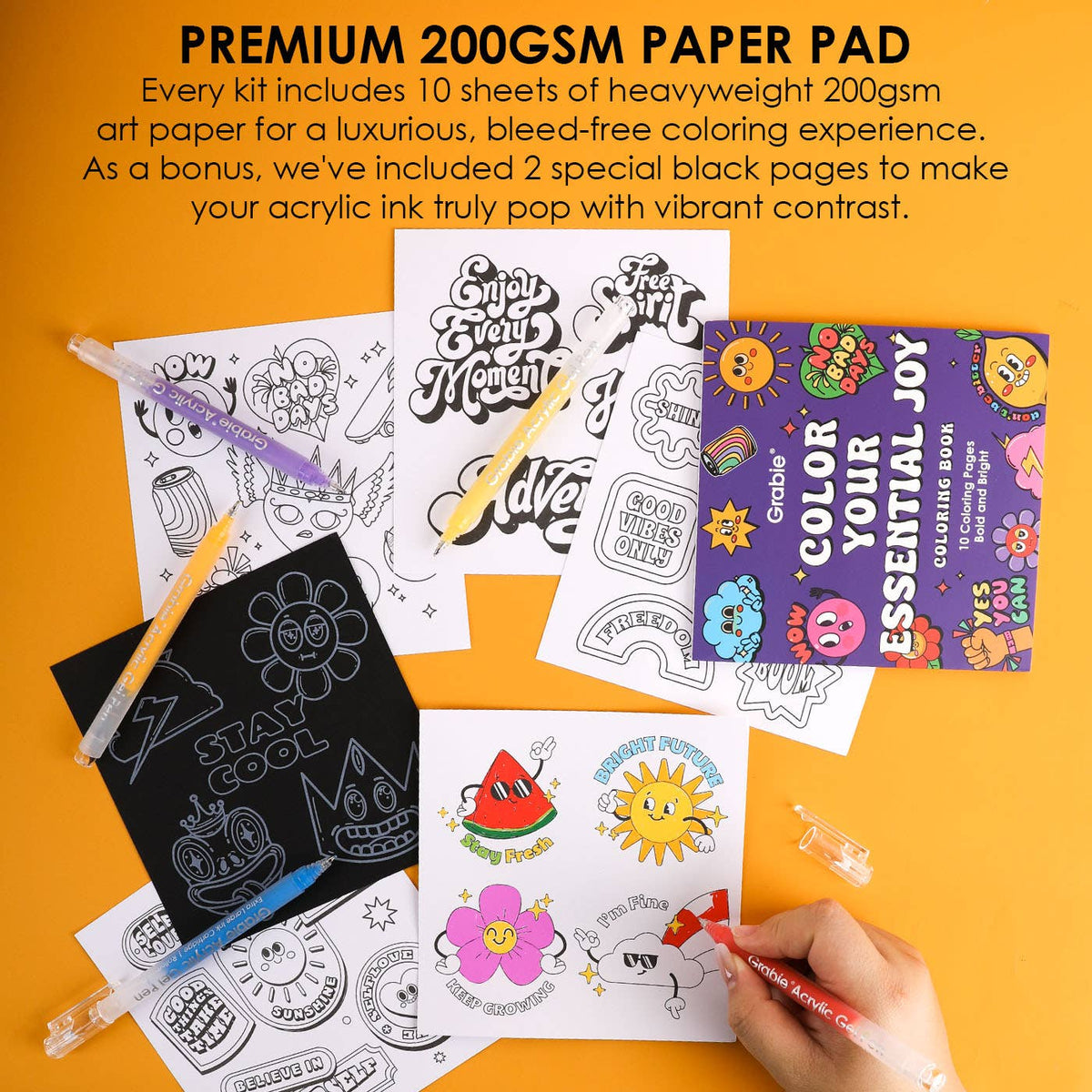 Bold & Bright Coloring Kit: Essential