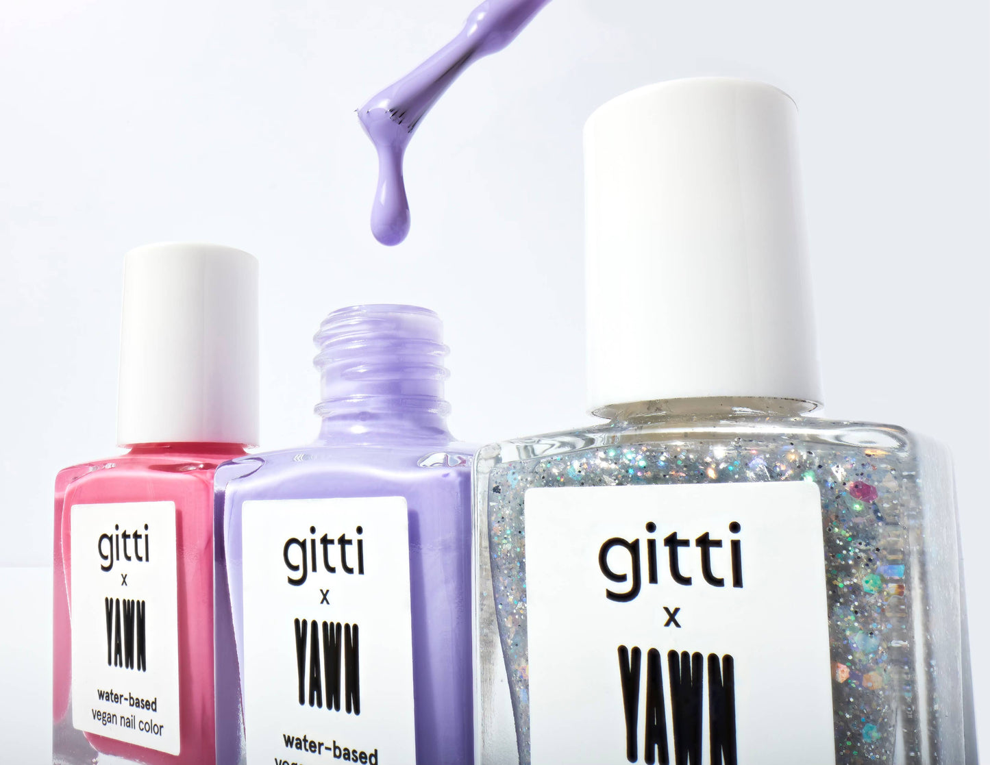 Kids Nail Polish Set - Clean Peel-Off Vegan Nail Polish Trio