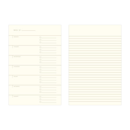 Goals Undated Weekly Planner