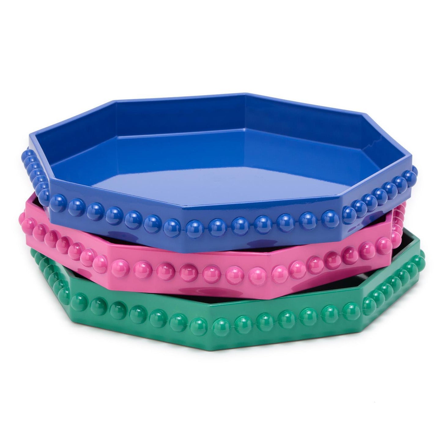 Octogonal Hobnail Tray
