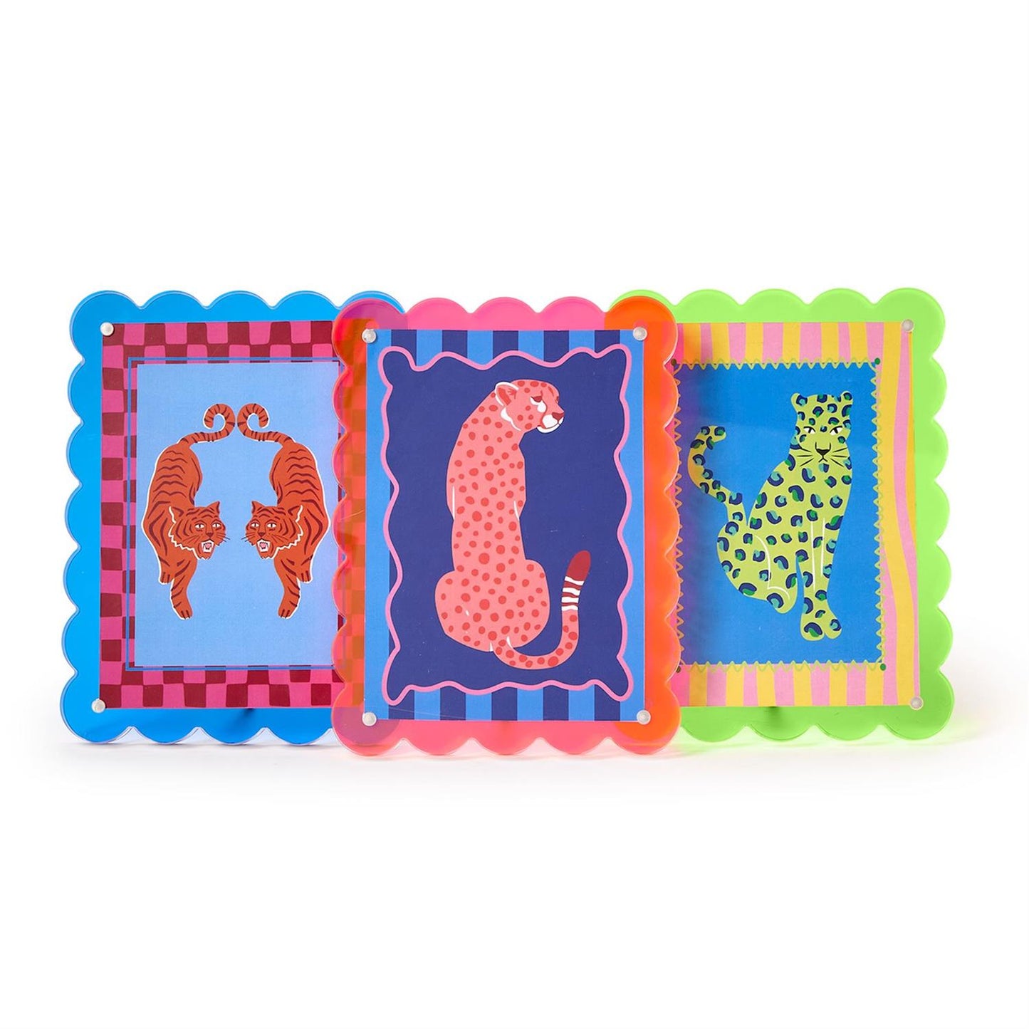 Color Pop Scalloped Edge Acrylic 5x7 Frame