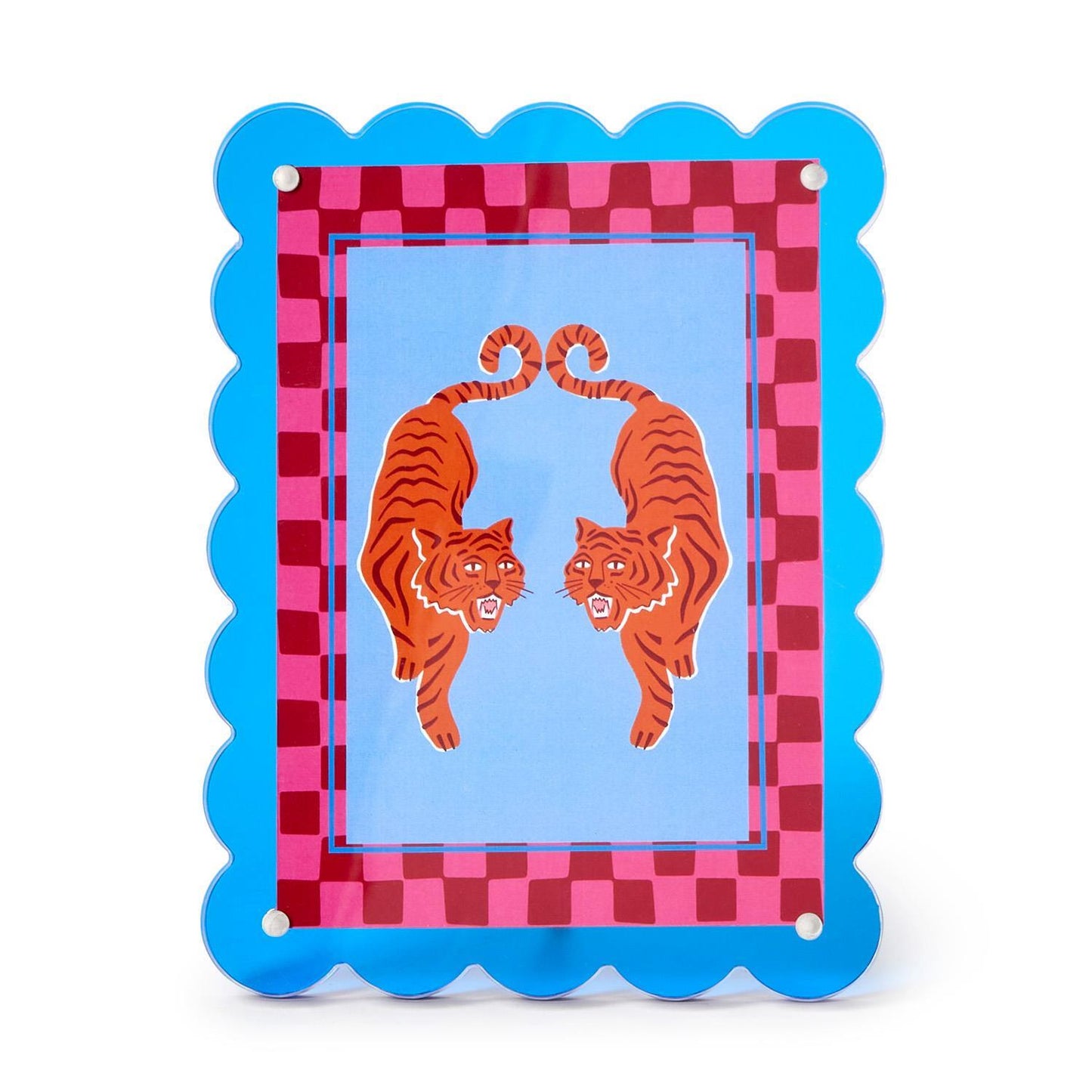 Color Pop Scalloped Edge Acrylic 5x7 Frame