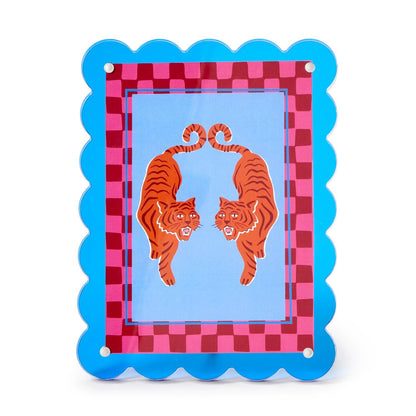 Color Pop Scalloped Edge Acrylic 5x7 Frame