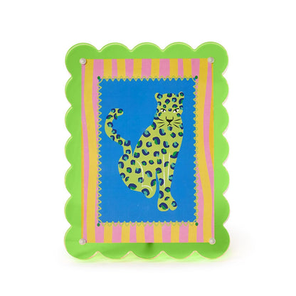 Color Pop Scalloped Edge Acrylic 5x7 Frame