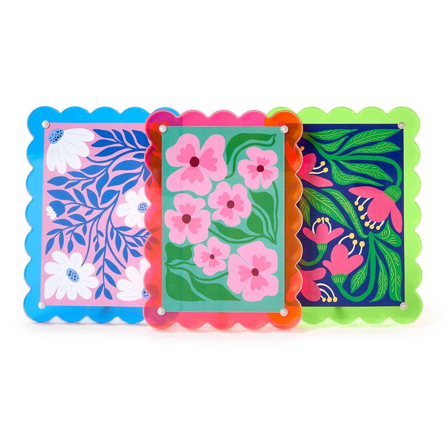 Color Pop Scalloped Edge Acrylic 4x6 Frame