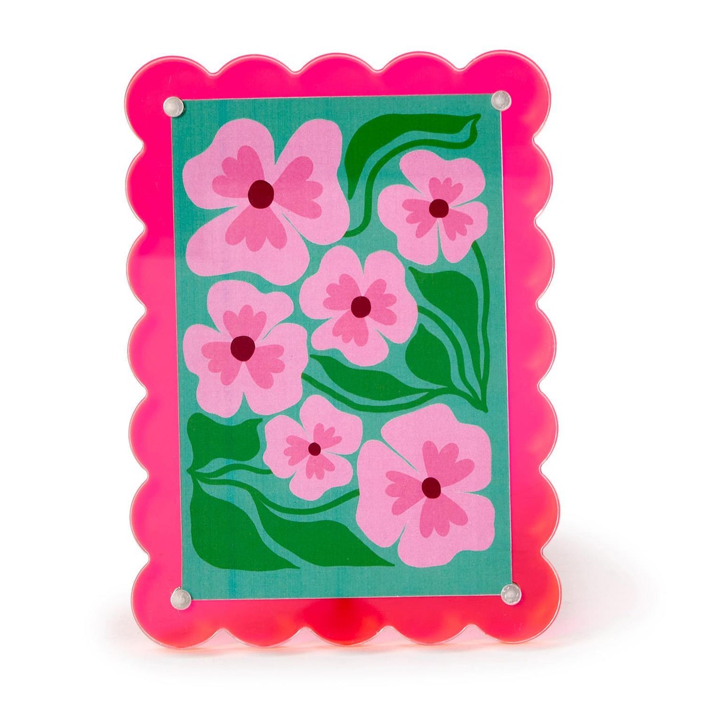 Color Pop Scalloped Edge Acrylic 4x6 Frame