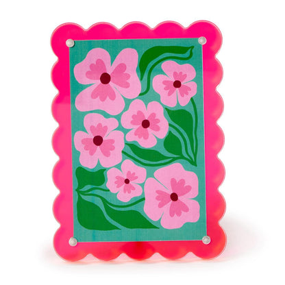 Color Pop Scalloped Edge Acrylic 4x6 Frame