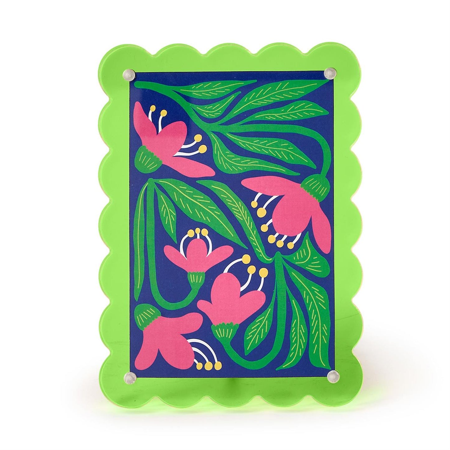 Color Pop Scalloped Edge Acrylic 4x6 Frame