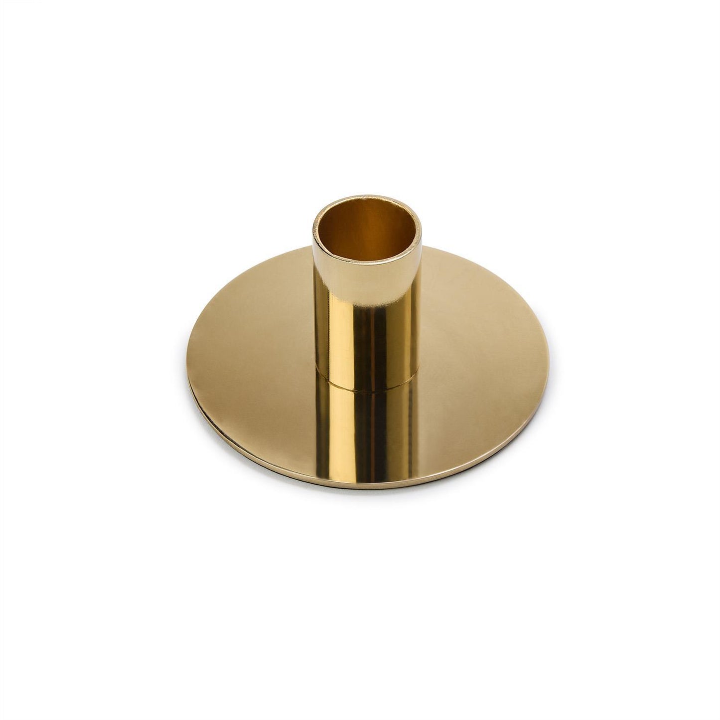 Gold Metal Taper Candle Holder