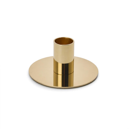 Gold Metal Taper Candle Holder