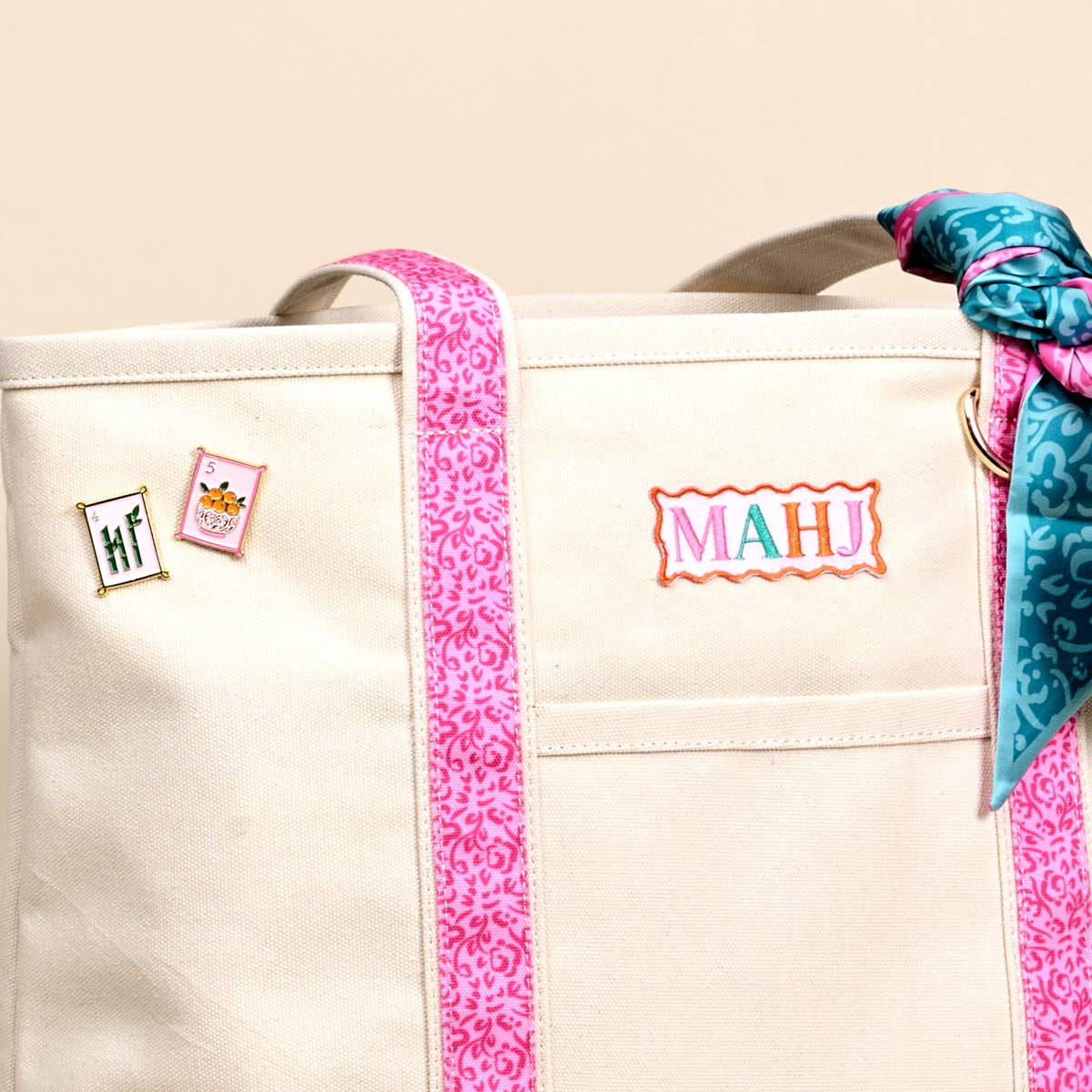 MAHJ Canvas Tote