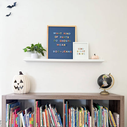Rainbow Mod 1" 200pc Magnetic Letters