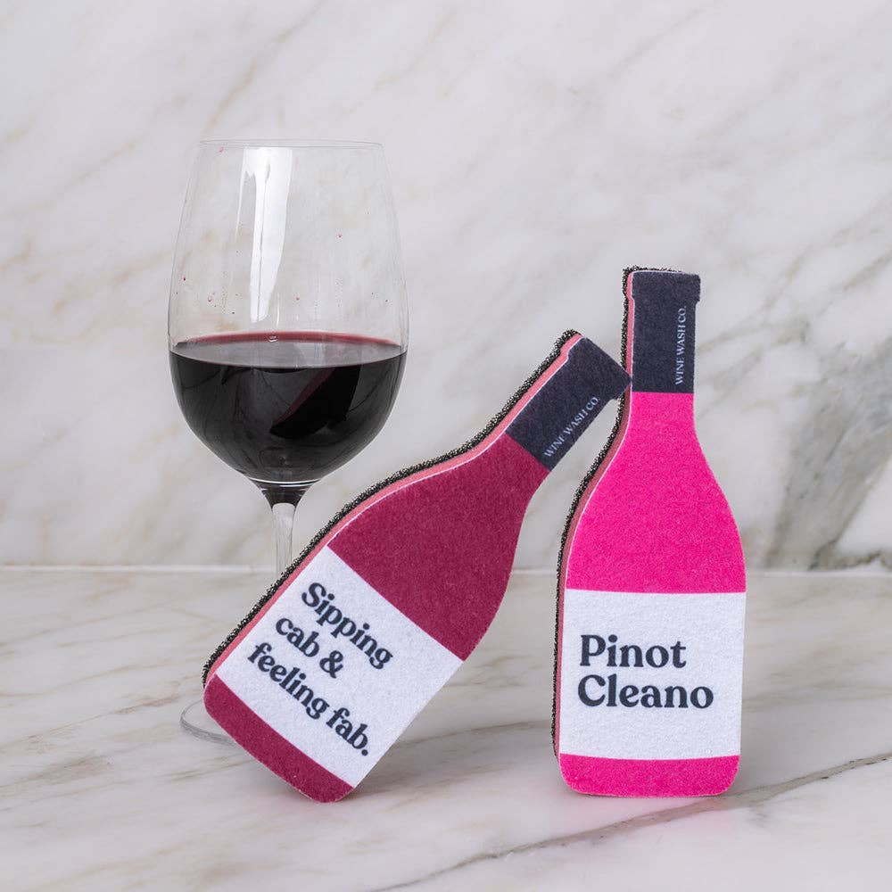 Pink Pinot Scrubbly Sponge