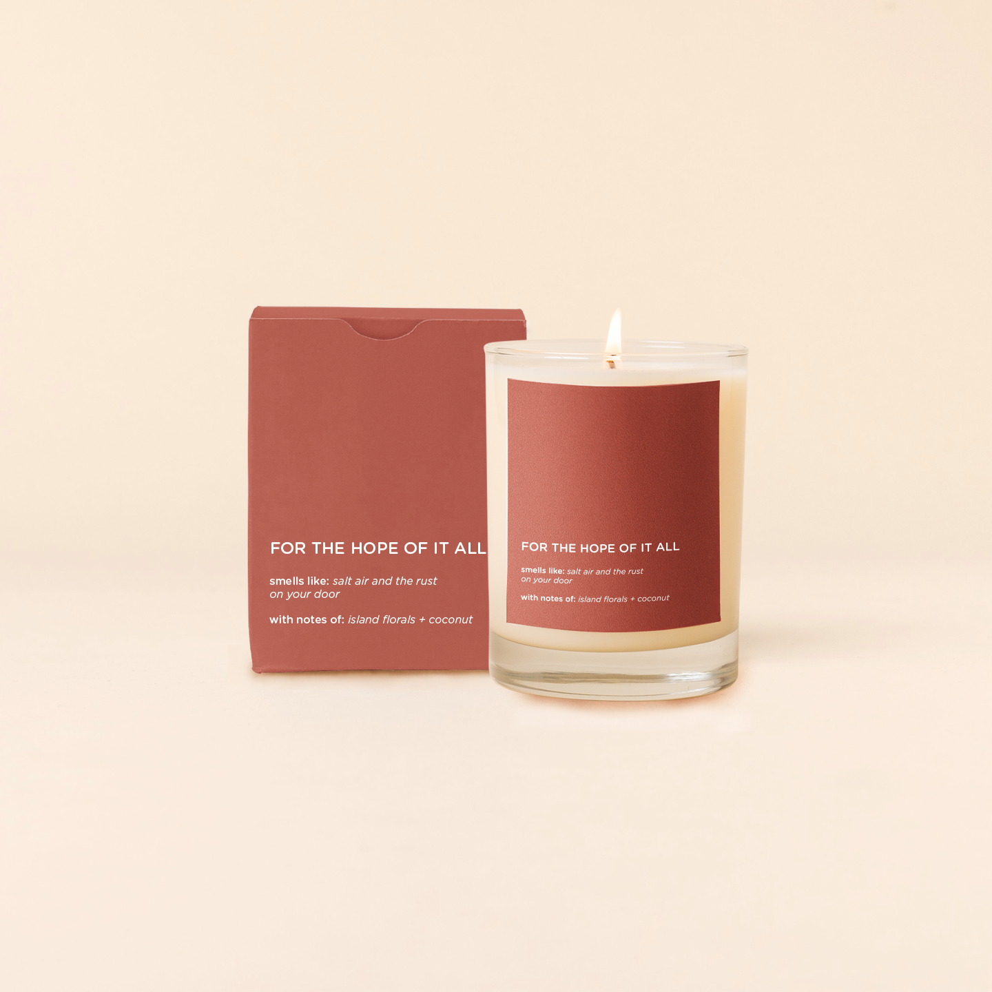 Sassy Rocks Glass Candle