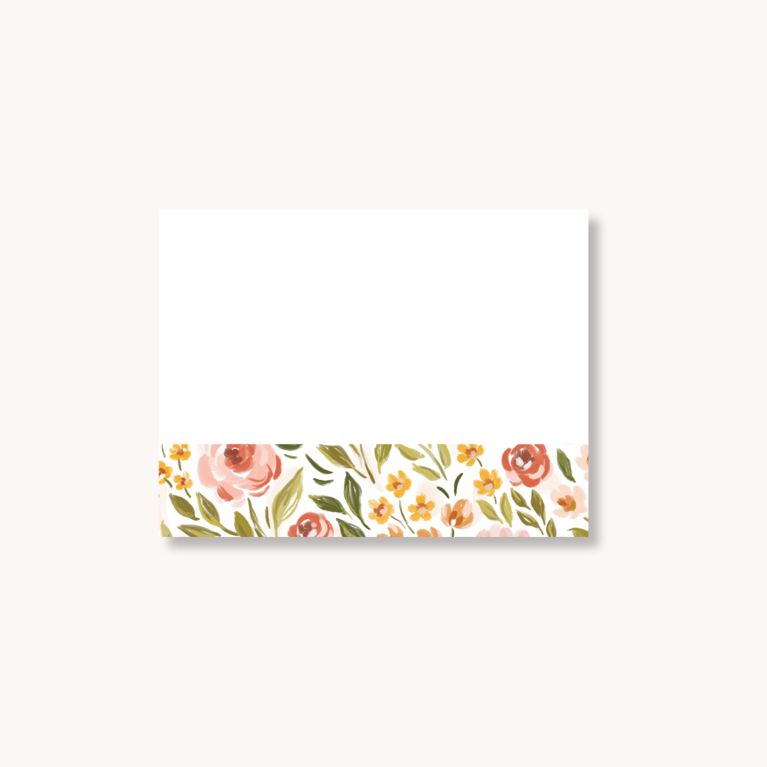 Spring Garden Sticky Note
