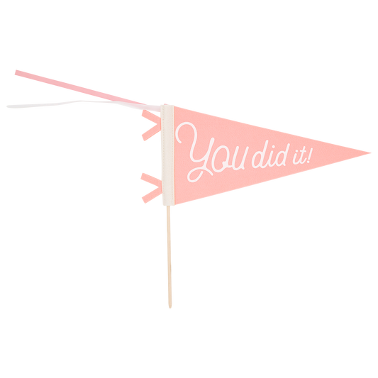 You Did It! Felt Pennant Banner