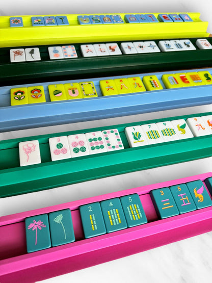 Mahjong Racks & Pushers | Set of 4