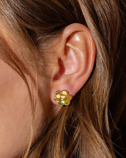Acrylic Flower Stud Earrings