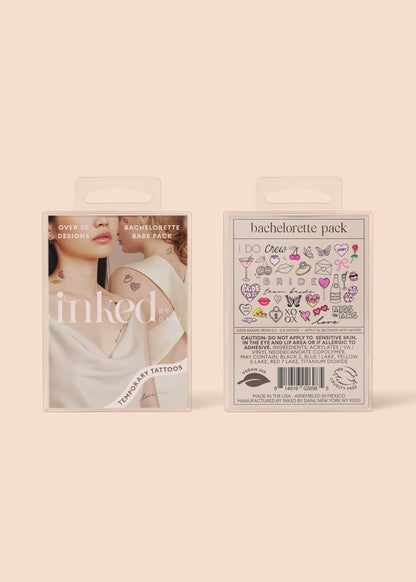 Bachelorette Babe Temporary Tattoo Pack