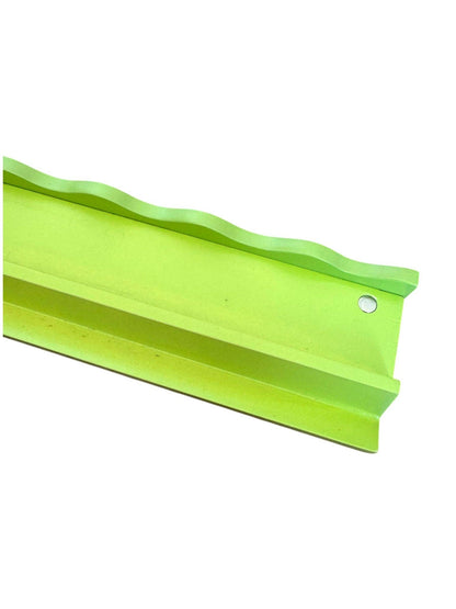 Chartreuse Wavy Mahjong Rack Pusher Set