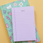 Lilac Notes Notepad