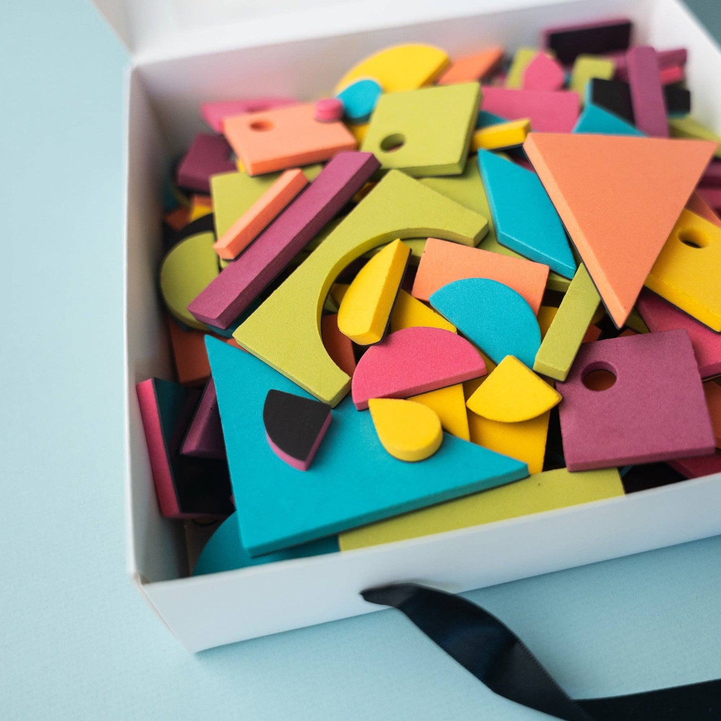 Rainbow Pop 198pc Magnetic Shapes