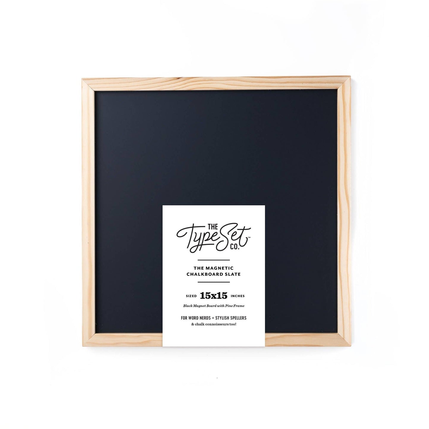 Black 15x15 Magnetic Chalkboard