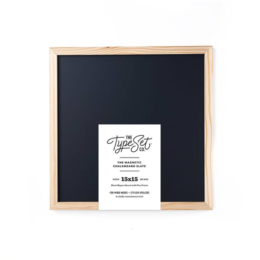 Black 15x15 Magnetic Chalkboard
